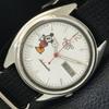 5 VINTAGE AUTOMATIC 7009A JAPAN MENS WHITE COLOR DIAL WATCH A700584-5 R203-a700584