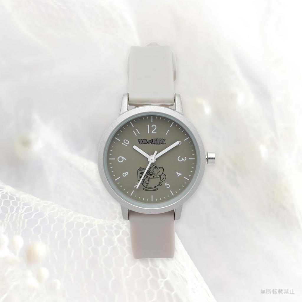 Часы Том и Джерри Аналоговые силиконовые поясные часы Line Art Rubber Watch Taffy Grey [Fieldwork] женские TAJ005-2