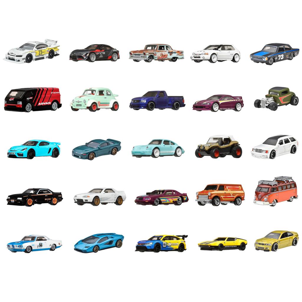 Hot Wheels Boulevard 25 Car Factory Vehicle 25 Mini Ages 3 and Multi HRW96 Set, Toy, Cars, Up,