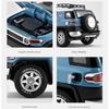 Масштаб 1/24 TOYOTA FJ Cruiser Внедорожный внедорожник Металлический литой под давлением Модель автомобиля Высокое качество Декоративные модные украшения Подарочная коробка для друга