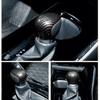 For Toyota C-HR CHR 2016- Carbon Fiber Inner Gear Shift Knob Cover Trim