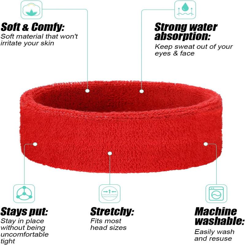 Спортивное полотенце, Повязка на голову, Беговая влагопоглощающая уличная повязка для йоги, Повязка на голову, Защита головы, Однотонная фитнес эластичная влагоотводящая лента
