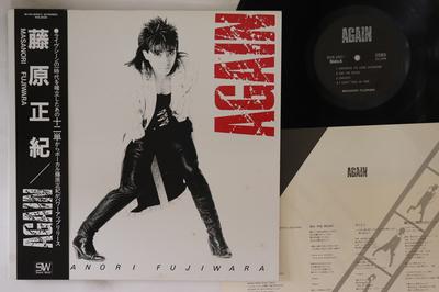 LP Пластинка MASAKI FUJIWARA - Again SVR2501 Sound World 1985 Япония Оби Японский Поп/Рок Б/У