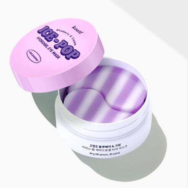 Koelf Blueberry Cream Ice pop Гидрогелевые патчи для глаз