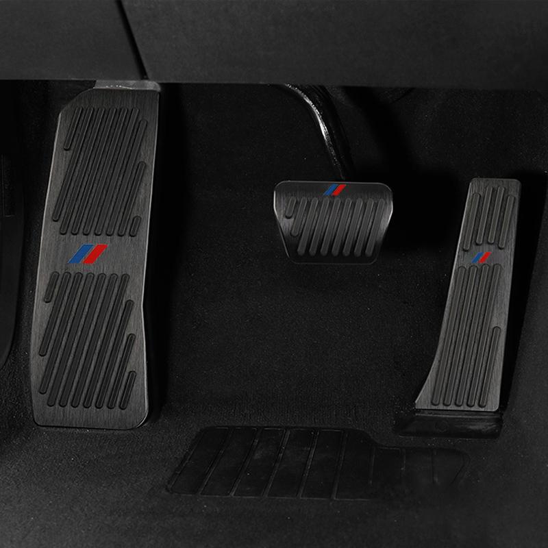 BBJO7 Car Accelerator Brake Pedal Protection Decoration Cover Accessories For BMW X1 X2 X3 X4 X5 X6 X7 3 4 5 6 7 Series F15 E70 E90