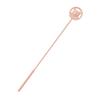 2 Pcs Reusable Silicone Straw Brush with Stainless Steel Bar Extra Long Pipe Cleaner Brush Straw Bottle Drink Lid Cleaning Brush Drinking Straw