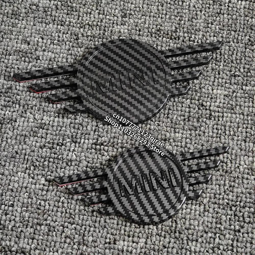 ABS Car Front Hood Rear Trunk Emblem Badge Sticker for BMW Mini Cooper F55 F56 F57 Replacement Logo Auto Accessories