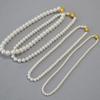 Elegant French Pearl Magnetic Clasp Necklace and Sweater Chain for Women