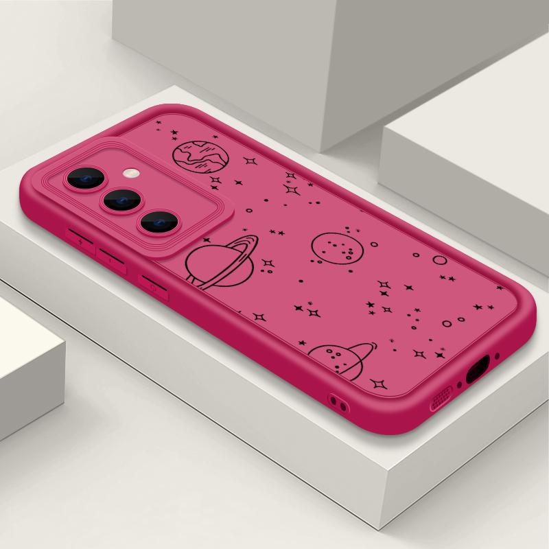 Для Samsung S25 S24 S22 Ultra Plus S23 S21 S20 Fe A55 A54 A53 A52 A35 A15 5g Star Pattern противоударный силиконовый мягкий защитный чехол для объектива