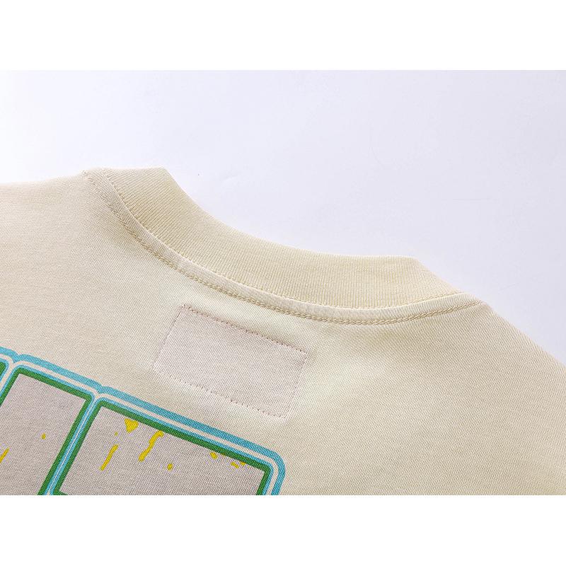 Трендовая летняя футболка Rock Street 2025 года унисекс в стиле ретро с принтом автомобиля, хлопковая футболка для пары