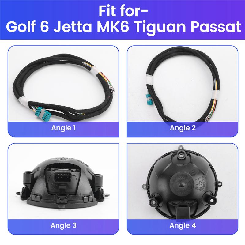 Мотор зеркала заднего вида автомобиля для-VW Golf 6 Jetta MK6 Tiguan Passat 3D0959578C-M53K