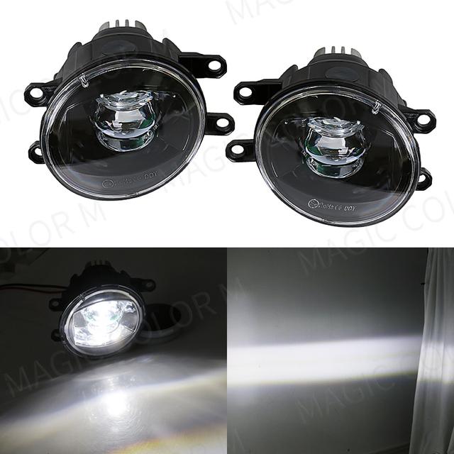 Для Toyota противотуманные фары светодиодные подходят для Corolla RAV4 Camry Yaris Prius CHR Hilux Lexus автомобильные фары дневные ходовые огни 12 В