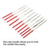 10pcs Steel Filing Tool Woodworking DIY Handcraft Wood Rasp Files Needle Mini File Set