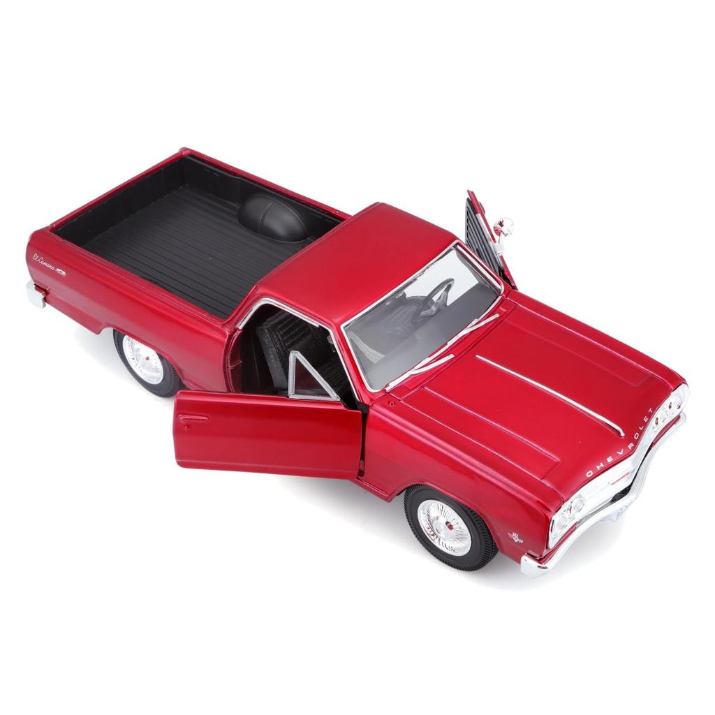 Maisto 1/24 Scale Chevrolet El Camino Red / Diecast Model Car, Finished Product 31977