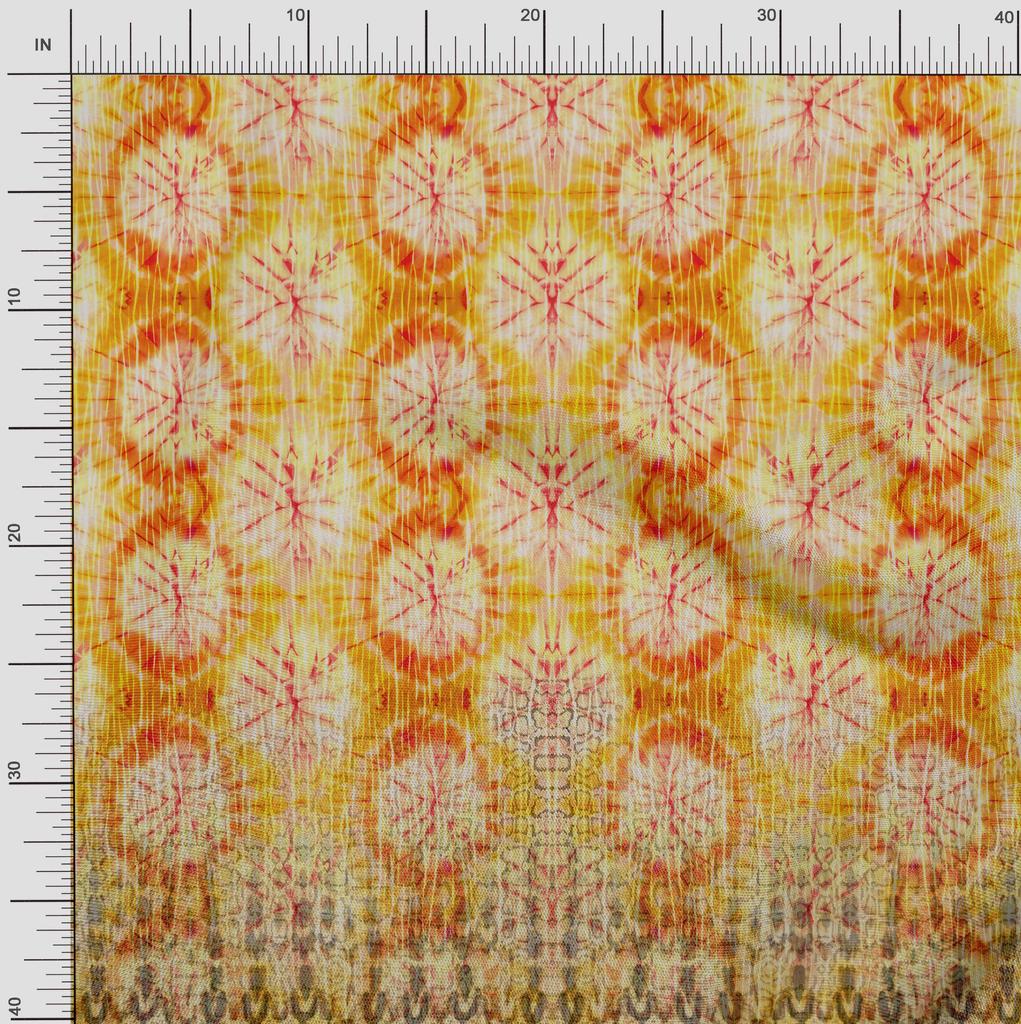 Soimoi Ткань японский креп-сатин Tie & Dye для декора панелей Ткань напечатанная метр 42 дюйма