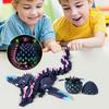 3D Printed Dragon Egg with Dragon Inside Fantasy Tabletop Decoration Articulated Animal Fidget Toy Collectible Christmas Stocking Stuffers for Kids