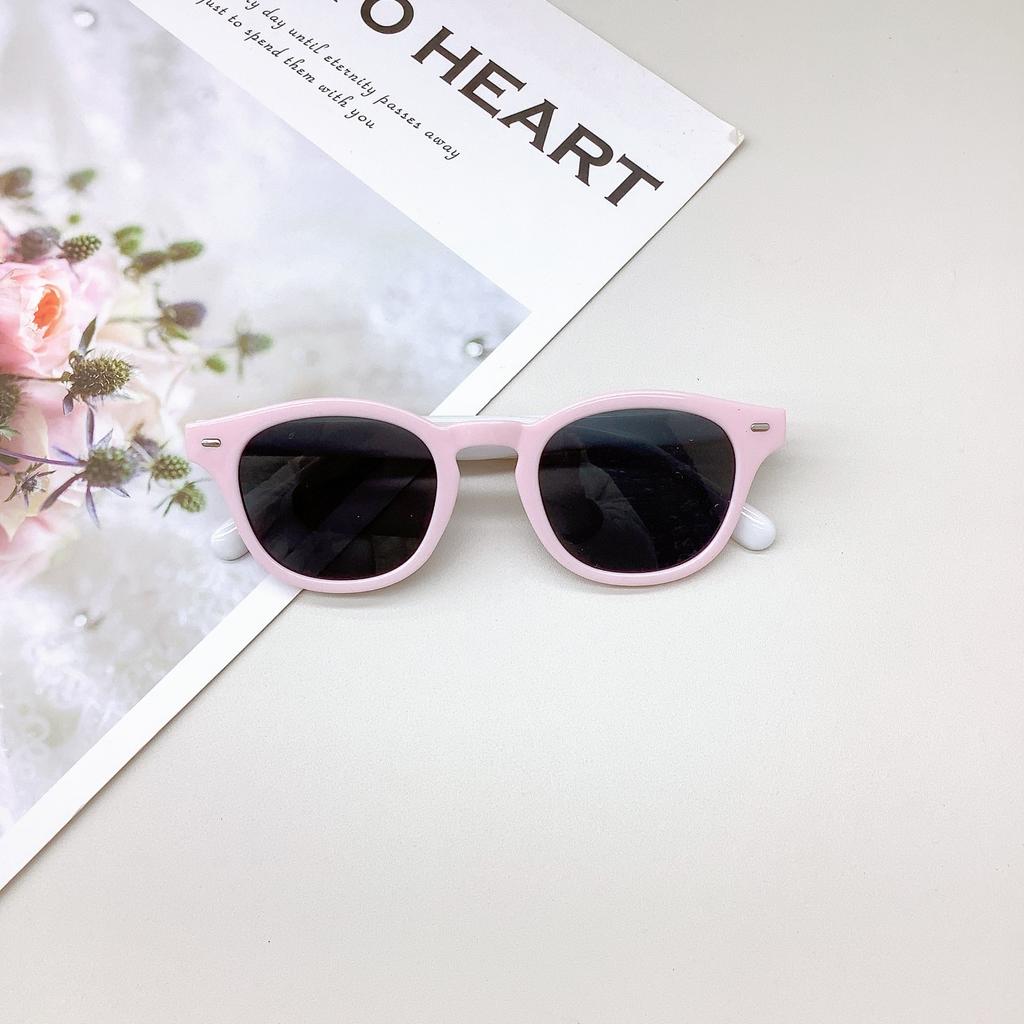 Модные детские солнцезащитные очки коробка милые солнцезащитные очки для девочек солнцезащитный козырек солнцезащитный крем защита от ультрафиолета очки для мальчиков Tide