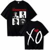 The Weeknd After Hours til Dawn Tour Графическая хлопковая унисекс футболка Летняя новая Унисекс хип-хоп Модная футболка с коротким рукавом