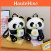 Wealth Panda Gourd Adorable Cartoon Children Backpack Plush Bag Doll