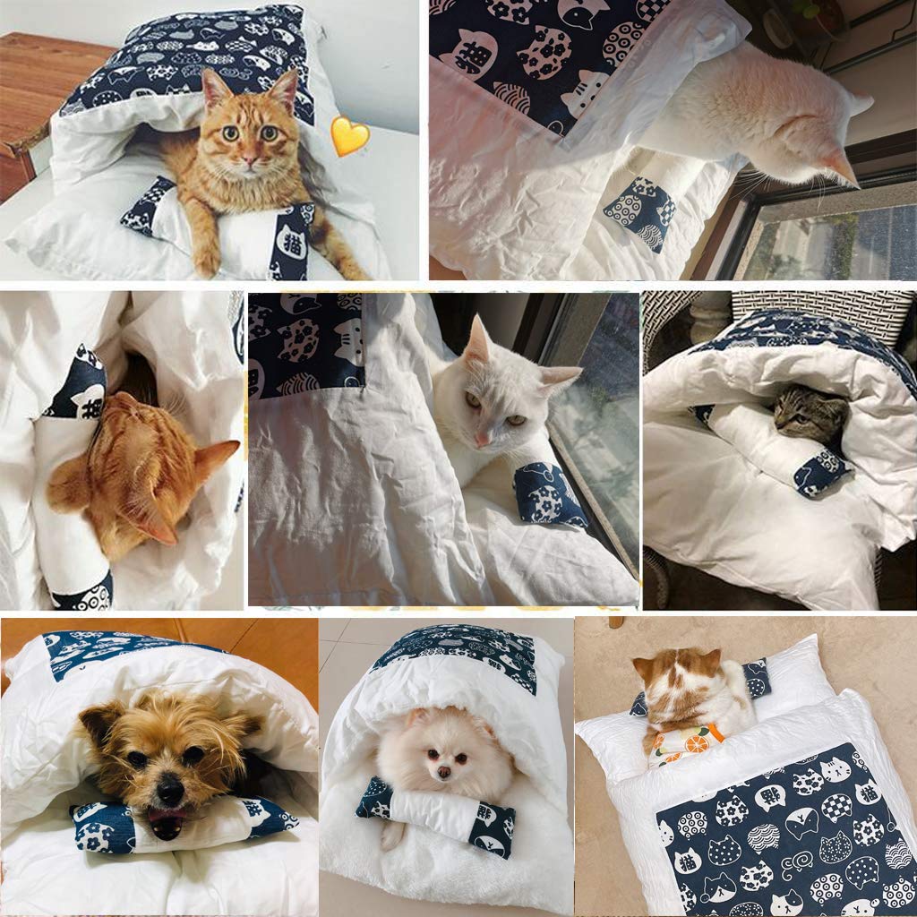 Cat Dog Pet Cat Pet Sleeping Cute Cat Cute Pet Cat Warm Pet Pet Cylindrical Fluffy V-Dank Bed, Bed, Bed, Bedding, Mat, Cushion, Bag, 65x50cm, House,