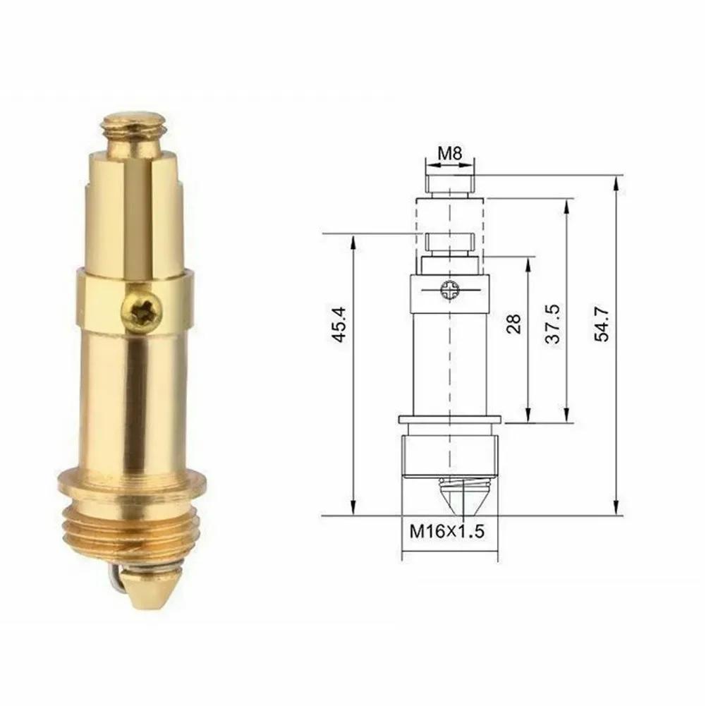 Basin Click Clack Waste Push Spring Core with Internal Brass Mechanism Compatible with Standard Basin Waste Thread Dimensions
