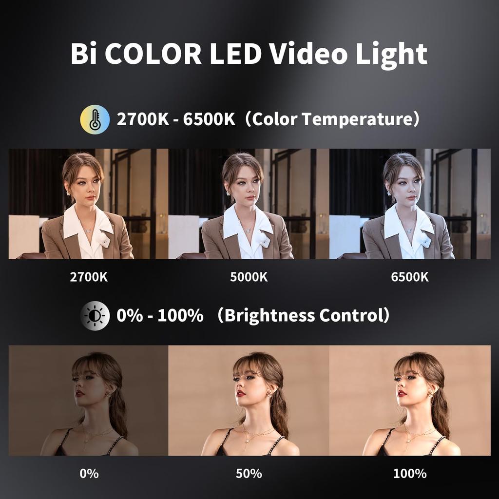 Flagship ZHIYUN CINEPEER CX100 100W COB LED Video Lightweight and 4500mAh Color Black [Official Store] Light, Quiet, Built-in Battery, PD/DC Powered,