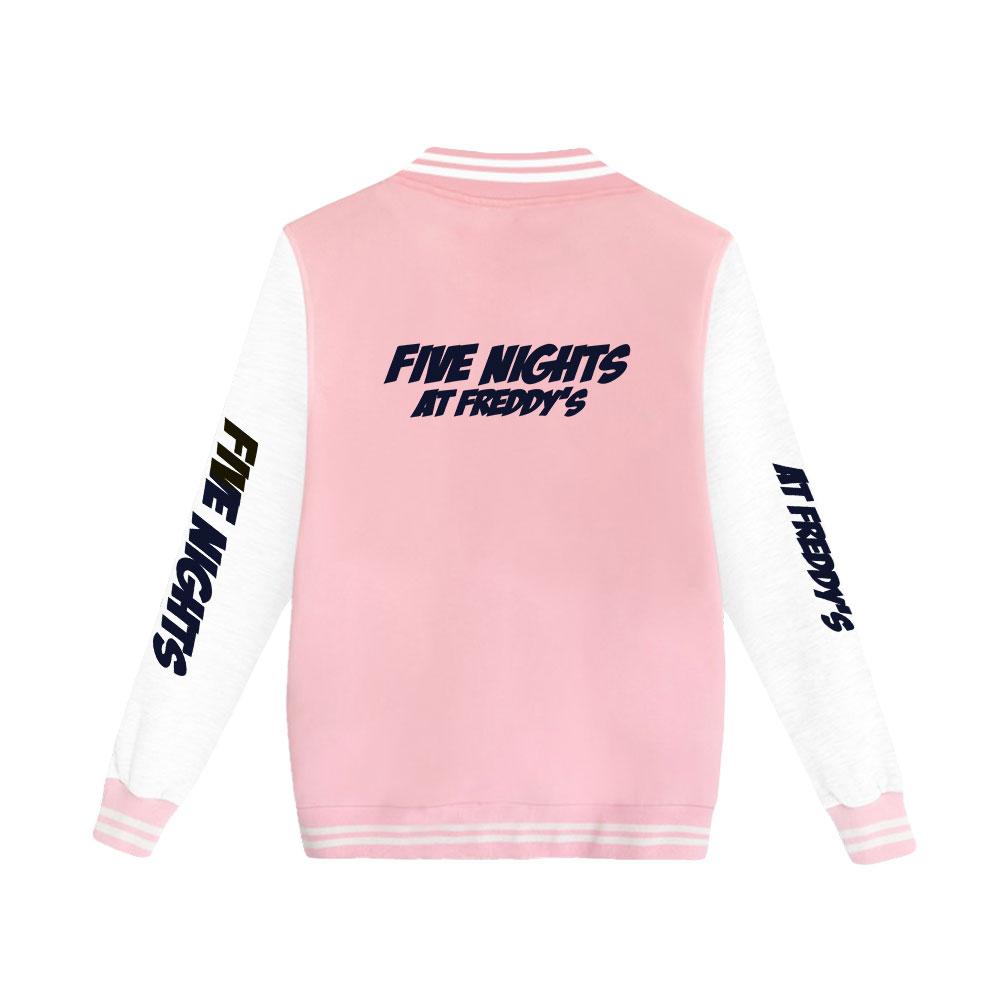 Куртка-бомбер Five Nights At Freddy's для женщин и мужчин, модная бейсбольная куртка в стиле Харадзюку, женская уличная одежда, весенне-осенняя верхняя одежда-бомбер
