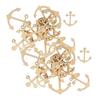 120 Mini Wooden Decorations - Boat Anchors