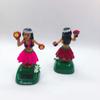 Toy Swinging Bobble Shaking Head Doll Dancing Hula Girl Solar Swinging Doll Swinging Hawaiian Girl