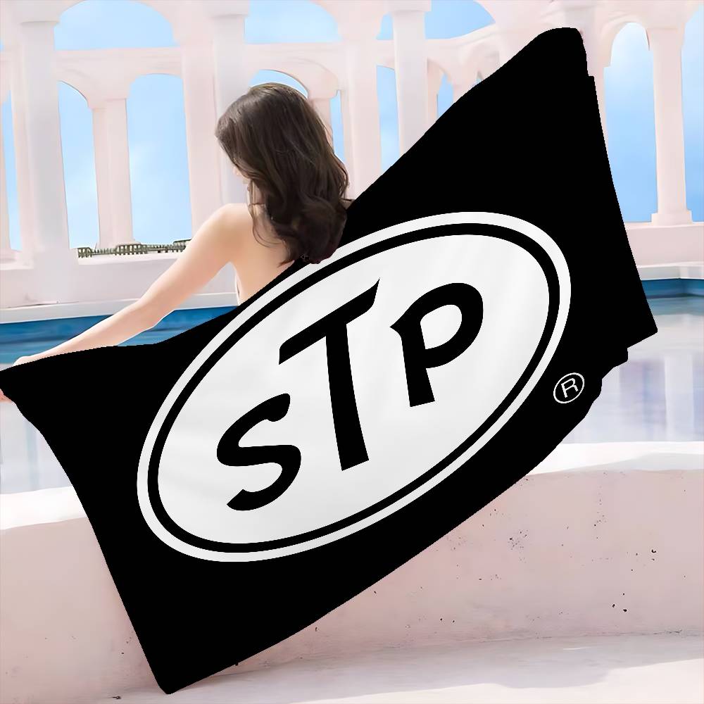S-STPs Motor Car Oil Microfiber Printed Beach Towel Mountain Climbing Yoga Beach Swimming Running Absorbent Soft Towel