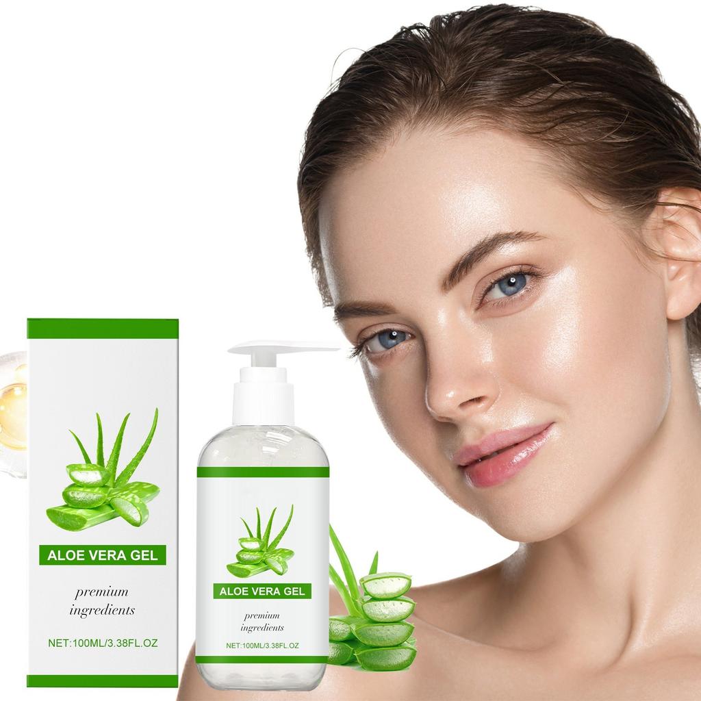 Aloe Gel Is A Natural , Soothing And Nourishing Moisturizing Gel And Cream For Use On The Face And Body