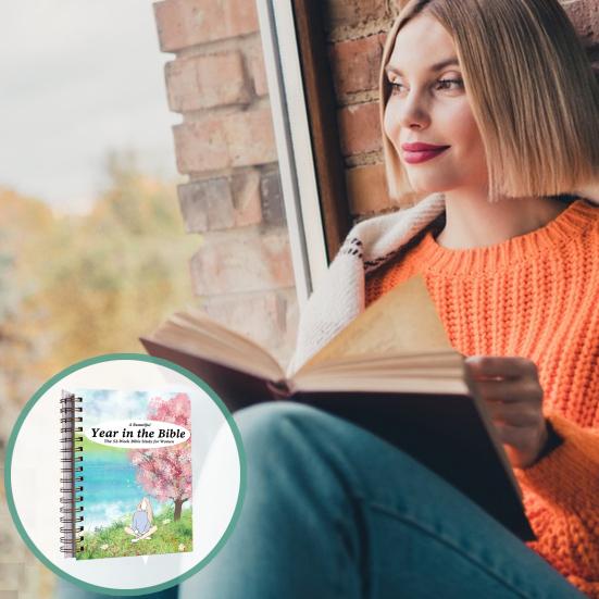 Women Bible Encouraging Spiritual Journey Study 52-Week Spiral Bound Bible Structured Learning Growth Support Groups Application