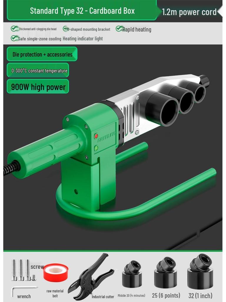 Сварочный аппарат для PPR труб Green Forest (горячая плавка) - Бытовой сварочный аппарат для контейнеров