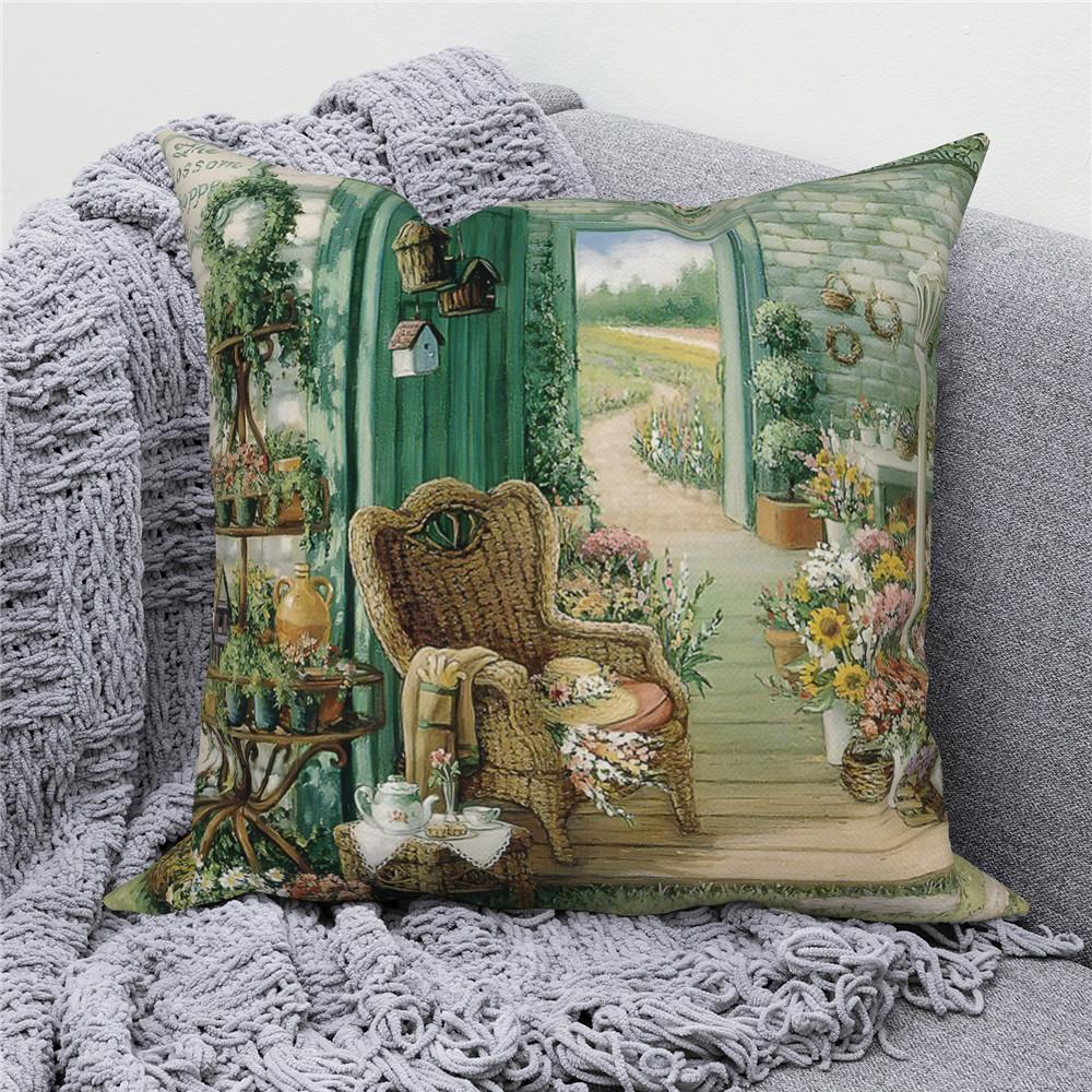 Декоративная наволочка для домашнего декора, дивана, декоративная подушка для садового цветка, фермерского дома