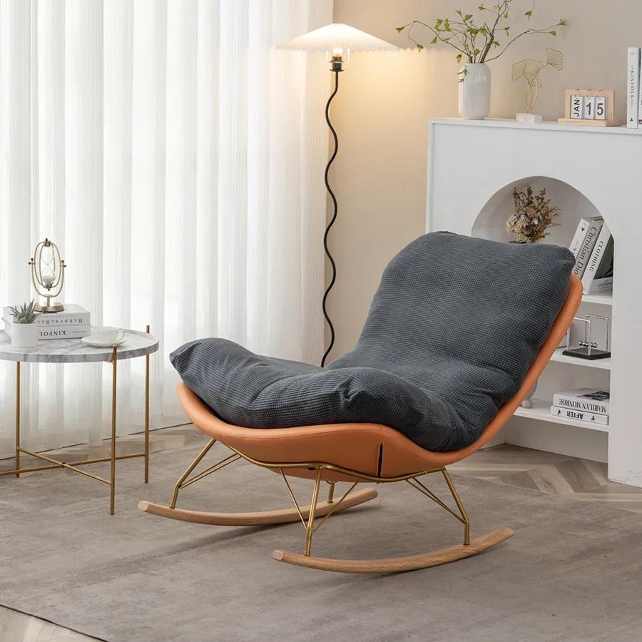 Elastic Closure Papasan Rocking Chair Seat Cushion Cover Soft Slipcover Only, Removable and Washable Chair Cushion Covers