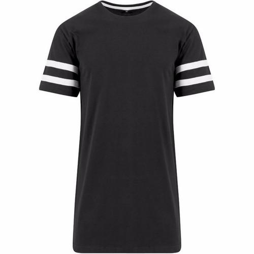 Build Your Brand Mens Stripe Jersey T-Shirt