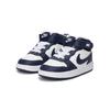 Nike Court Borough Mid 2 Toddler 'White Signal Blue' (Unisex) White / Signal Blue / Blue Void Toddler Shoes CD7784 107