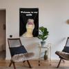 Welcome to My Crib Cute Duck Flag Teen Girl Boys College Room Dorm Decor Cool Stuff Funny Anime Flags for Room Home Decorations Posters Tapestry for