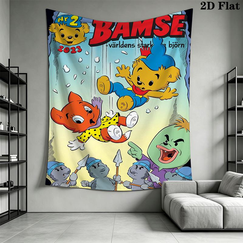 Bamse Pattern Home Decor Tapestry, Wall Hanging, Decorative RV Wall Cloth.SGT0917350