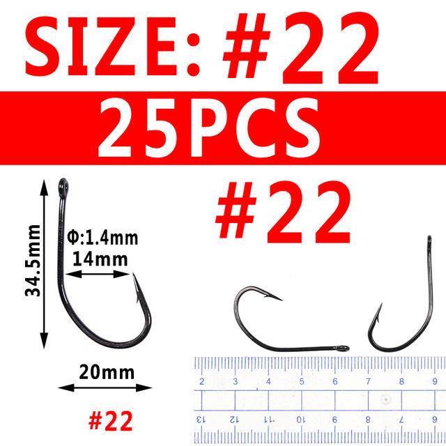 Стальные крючки для рыбалки, 50 шт