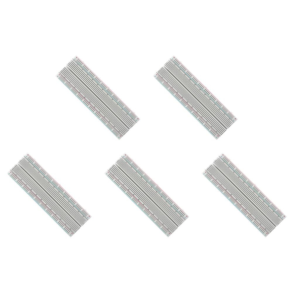Breadboard 830 Point Universal Experiment Boards MB-102 Test Boards Solderless Spliceable for Circuit Assembly and Commissioning