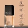 RENEE Face Base Liquid Foundation - Mocha, 23ml | Enriched with Hyaluronic Acid & Vitamin E, Provides SPF 8 Protection