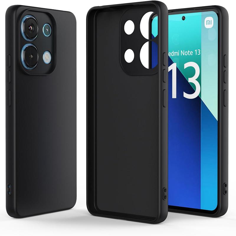 Ультратонкий тонкий мягкий силиконовый матовый чехол для телефона Redmi 13 13C A3 A3X Redmi Note 13/13 5G/NOTE 13 Pro 4G 5G/13 Pro+ 5G POCO X6 Pro M6