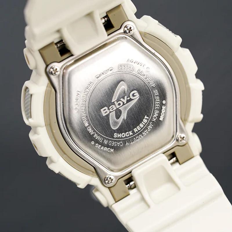 Casio BABY-G Серия тематических часов Модные и яркие Уличный стиль Классические стрелки Двойной дисплей Водонепроницаемый механизм Кварцевый механизм Ремешок из смолы BA-110TP-8A
