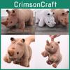 Plush Rhino Toy Soft Animal Doll For Sleep And Comfort Gift For Girls