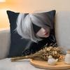 Cushion Cover  Linen  SkinFriendly Soft Decorative Case For Sofa Home Decor Cool Anime NNier Automata Pillow cover
