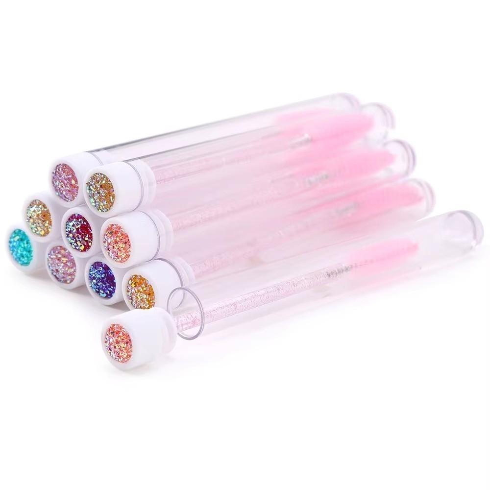 In Tubes Eyelash Brushes Reusable Mascara Wand Portable Mascara Brushes Makeup Tools