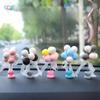 Creative Spring-Loaded Cute Balloon Car Ornament for Dashboard Decoration