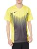 Tennis Wear Badminton Wear Quick Dry Game Shirt Sweat Absorbent Quick Drying Dynamotion Fit 72MA1004 Yellow XL [Mizuno]