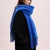 Mohair Winter Wool Scarf Plush Long Shawl Simple Winter Cashmere Scarves  Student